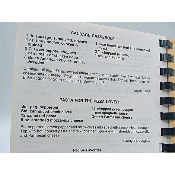 Recipes Remembrances Cookbook Spiral Bound Tennessee Church Recipe Collection - Picture 5 of 9